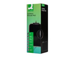 Alfombrilla para raton q-connect gaming iluminacion led conexion usb color negro 350x250x3 mm