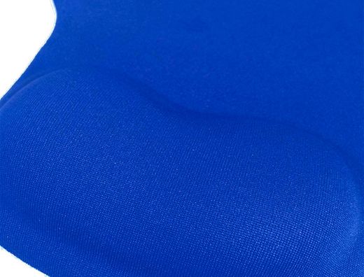 Alfombrilla para raton q-connect reposamuÑecas de gel color azul