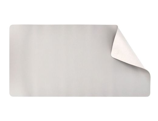 Alfombrilla para raton q-connect xxl similcuero gris base antideslizante 800x400x2 mm