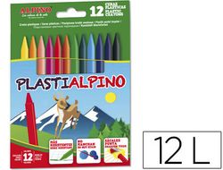 Alpino estuche 12 ceras plásticas PA000012
