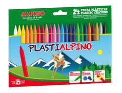 Alpino estuche 24 ceras plásticas PA000024