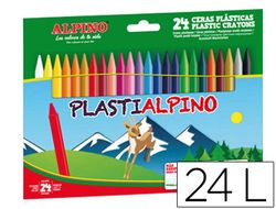 Alpino estuche 24 ceras plásticas PA000024