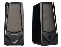 Altavoces q-connect gaming blu etooth con iluminación rgb potencia maxima 2x3w control de volumen color negro
