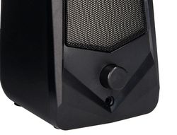 Altavoces q-connect gaming blu etooth con iluminación rgb potencia maxima 2x3w control de volumen color negro