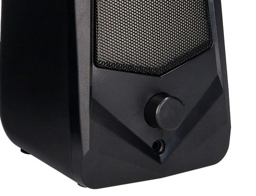 Altavoces q-connect gaming blu etooth con iluminación rgb potencia maxima 2x3w control de volumen color negro