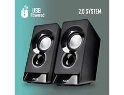 Altavoz ngs sb10 para pc 12w estereo usb entrada jack 3,5 mm color negro