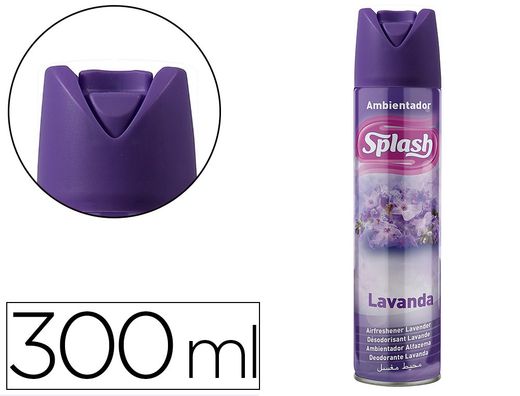 Ambientador spray splash lavanda bote de 300 ml