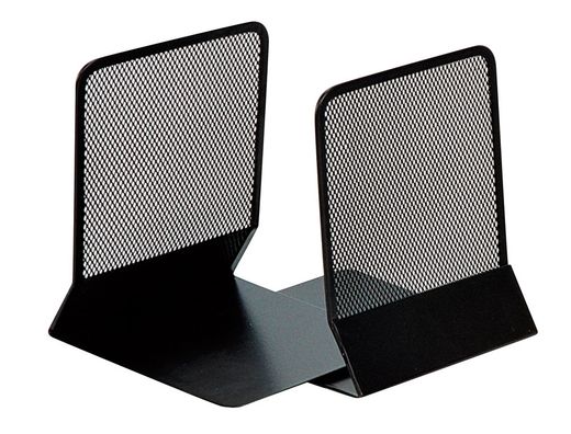 Apoyalibros Metalico Q-Connect Kf15098 Negro -Juego -135X152X165 Mm