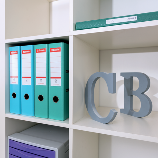 Archivador de palanca Colour'Breeze Nº1. Plástico forrado interior plástico. DIN A4. Lomo 75mm. lavanda