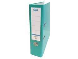 Archivador de palanca elba carton forrado pvc con rado top folio lomo 80 mm verde menta