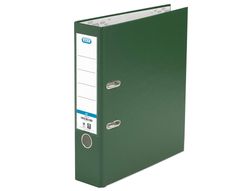 Archivador de palanca elba carton forrado pvc con rado top folio lomo 80 mm verde
