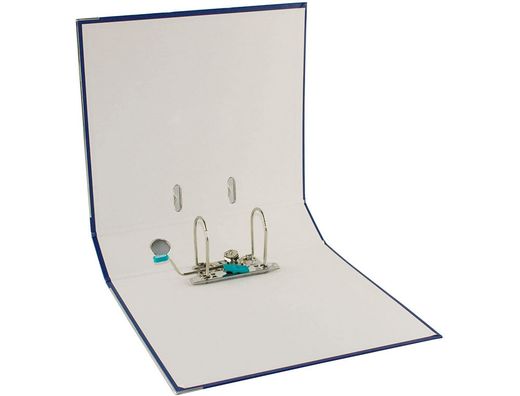 Archivador de palanca elba top carton compacto polipropileno con rado din a4 lomo de 80 mm azul