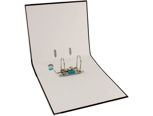 Archivador de palanca elba top carton compacto polipropileno con rado din a4 lomo de 80 mm negro