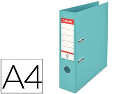 Archivador de palanca esselte colour ice polipropileno din A4 lomo 82 mm color azul