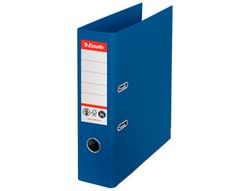 Archivador de palanca esselte n 1 co2 neutral din A4 carton forrado lomo 75 mm azul vivida