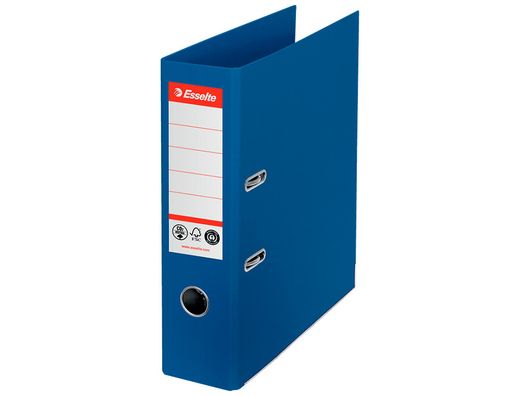 Archivador de palanca esselte n 1 co2 neutral din A4 carton forrado lomo 75 mm azul vivida