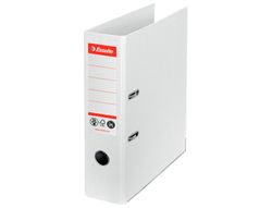 Archivador de palanca esselte n 1 co2 neutral din A4 carton forrado lomo 75 mm blanco
