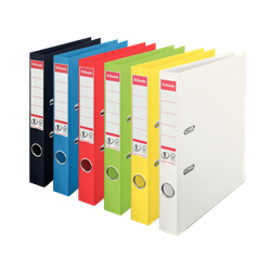 Archivador de palanca Esselte Nº1. Plástico forrado interior plástico. DIN A4. Lomo 50mm. azul Vivida