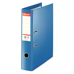 Archivador de palanca Esselte Nº1. Plástico forrado interior plástico. Folio. Lomo 75mm. azul