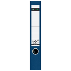 Archivador de palanca Leitz CO2 Neutral. Cartón jaspeado. 180º. DIN A4. Lomo 52 mm, azul