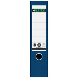 Archivador de palanca Leitz CO2 Neutral. Cartón jaspeado. 180º. DIN A4. Lomo 80 mm, azul
