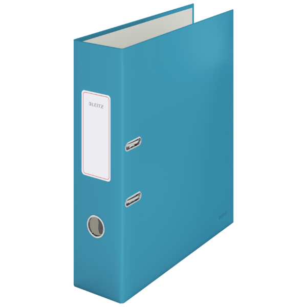 Archivador de palanca Leitz Cosy Cartón forrado. 180º. DIN A4. 80 mm. azul