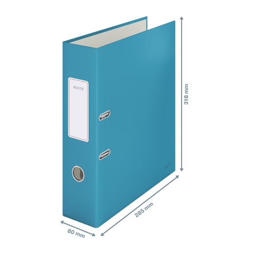 Archivador de palanca Leitz Cosy Cartón forrado. 180º. DIN A4. 80 mm. azul