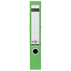 Archivador de palanca Leitz de cartón reciclado y reciclable 100%. 180º. DIN A4. Lomo 50 mm, verde