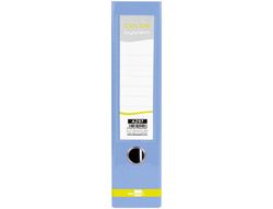 Archivador de palanca liderpapel a4 color system forrado sin rado lomo 80 mm celeste compresor metalico