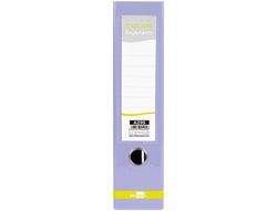 Archivador de palanca liderpapel a4 color system forrado sin rado lomo 80 mm lavanda compresor metalico