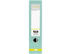 Archivador de palanca liderpapel a4 color system forrado sin rado lomo 80 mm menta compresor metalico