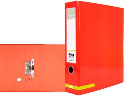 Archivador de Palanca Liderpapel A4 Color System Forrado Sin Rado Lomo 80Mm Rojo Compresor Metalico