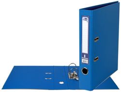 Archivador de Palanca Liderpapel A4 Documenta Forrado Pvc con Rado Lomo 52Mm Azul Compresor Metalico