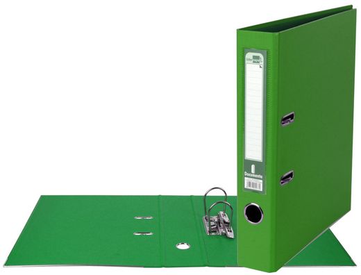 Archivador de Palanca Liderpapel A4 Documenta Forrado Pvc con Rado Lomo 52Mm Verde Compresor Metalico