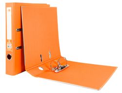 Archivador de Palanca Liderpapel A4 Documenta Forrado Pvc con Rado Lomo 52Mmnaranja Compresor Metalico