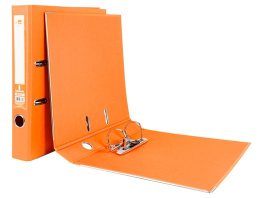 Archivador de Palanca Liderpapel A4 Documenta Forrado Pvc con Rado Lomo 52Mmnaranja Compresor Metalico