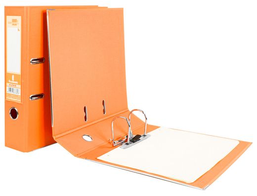 Archivador de Palanca Liderpapel A4 Documenta Forrado Pvc con Rado Lomo 75Mmnaranja Compresor Metalico