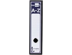 Archivador de Palanca Liderpapel Carton Forrado Folio Jaspeado Negro con Caja Classic Blue