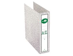 Archivador de Palanca Liderpapel Folio Classic Grey Carton Entrecolado con Rado Lomo 75Mm Gris Compresor Metalic