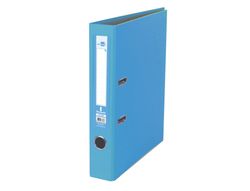 Archivador de Palanca Liderpapel Folio Documenta Forrado Pvc con Rado Lomo 52 mm Celeste Compresor Metalico