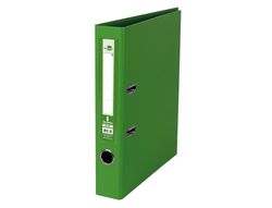 Archivador de Palanca Liderpapel Folio Documenta Forrado Pvc con Rado Lomo 52 mm Verde Compresor Metalico