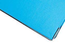 Archivador de Palanca Liderpapel Folio Documenta Forrado Pvc con Rado Lomo 75 mm Celeste Compresor Metalico