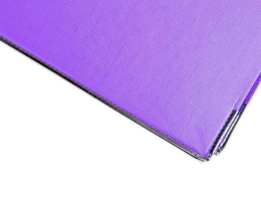 Archivador de Palanca Liderpapel Folio Documenta Forrado Pvc con Rado Lomo 75 mm Lila Compresor Metalico