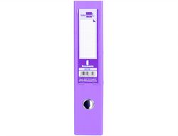 Archivador de Palanca Liderpapel Folio Documenta Forrado Pvc con Rado Lomo 75 mm Lila Compresor Metalico