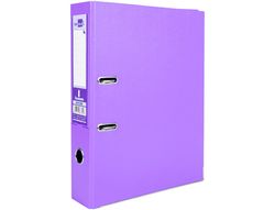 Archivador de Palanca Liderpapel Folio Documenta Forrado Pvc con Rado Lomo 75 mm Lila Compresor Metalico