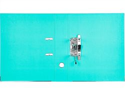 Archivador de Palanca Liderpapel Folio Documenta Forrado Pvc con Rado Lomo 75 mm Verde Claro Compresor