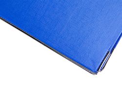 Archivador de Palanca Liderpapel Folio Documenta Forrado Pvc con Rado Lomo 75Mm Azul Compresor Metalico