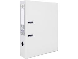 Archivador de Palanca Liderpapel Folio Documenta Forrado Pvc con Rado Lomo 75Mm Blanco con Compresor