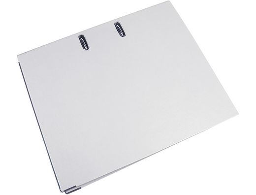 Archivador de Palanca Liderpapel Folio Documenta Forrado Pvc con Rado Lomo 75Mm Blanco con Compresor
