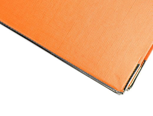 Archivador de Palanca Liderpapel Folio Documenta Forrado Pvc con Rado Lomo 75Mm Naranja con Compresor